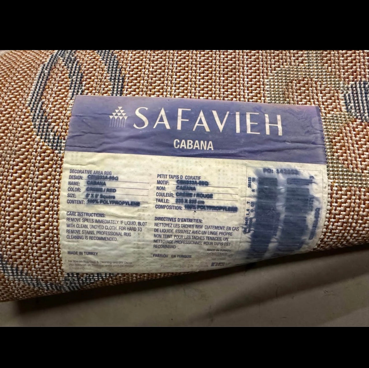 Safavieh Cabana 8’ x 11’ Area Rug