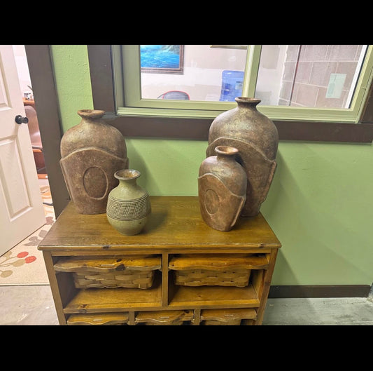 Set of 4 Decorative Vases — $100